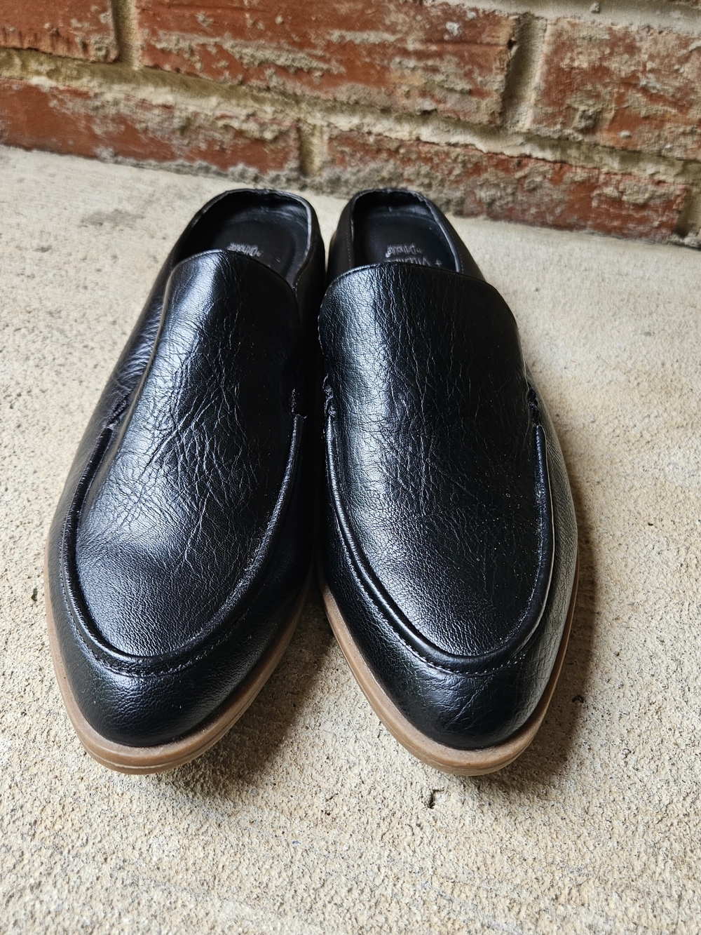 Sonoma Good For Life +Vitalize Ortholite Black Moccasins Slip-On Loafers Womens